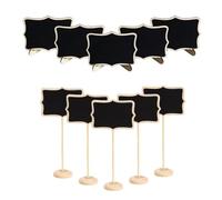 Set di 10 mini lavagnette per alimenti, per feste, buffet, matrimoni, segnaposto, messaggi, eventi, decorazione perfetta per buffet e feste