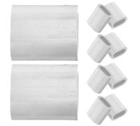 Set di 10 morsetti per cavi in acciaio: clip per cavi in metallo da 12 mm