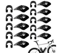 Set di 10 morsetti per cavi per bicicletta, con base in lega robusta, multifunzionali per mountain , con nastro biadesivo, per cavo freno/cambio/deragliatore della bicicletta