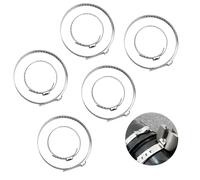 Set di 10 Morsetti per Stivale CV in Acciaio Inossidabile,Fascette Inox,Fascette Regolabili per Giunto Omocinetico, Adatte alla Maggior Parte delle Auto, 5 Grandi e 5 Piccole Fascette Metalliche
