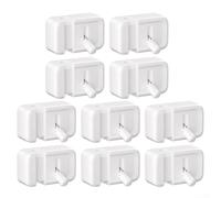 Set di 10 organizer per cavi da scrivania con interruttore a leva, perfetti per gestire più cavi elettronici in modo efficiente