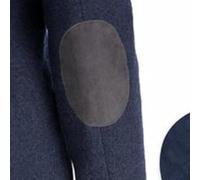 Set di 10 paia di toppe ovali in finta pelle scamosciata, termoadesive su ginocchia e gomiti, perfette per pantaloni e giacche (cammello)