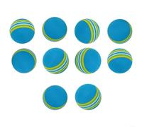 Set di 10 palline da golf in schiuma per uso interno, per pratica altalena, sicure per l'ambiente domestico (blu)