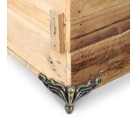 Set di 10 paraspigoli in stile antico per scatole di legno e applicazioni mobili (bronzo rosso)