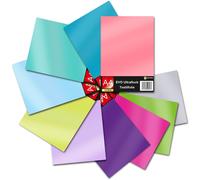 Set di 10 pellicole tessili DIN A4 EVO Ultraflock colorate 2 per tessuti abbi...
