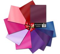 Set di 10 pellicole tessili DIN A4 EVO Ultraflock colorate 4 per tessuti abbi...