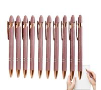Set di 10 penne a - Versetto biblico retrattile, preferito religioso cristiano, penna retrattile, non passa l'inchiostro, penna durevole | Regalo affidabile per donne,