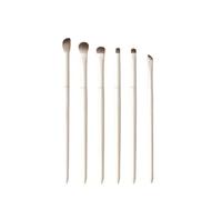 Set di 10 pennelli da trucco Kabuki, pennelli per cipria, ombretto, pennelli sintetici di alta qualità, per contouring, correttore, fondotinta, cipria, ombretti, 6 pezzi