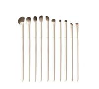 Set di 10 pennelli da trucco Kabuki per cipria, ombretto, pennelli sintetici di alta qualità, per contouring, correttore, fondotinta, cipria, ombretti, 10 pezzi