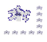 Set di 10 pettini per capelli fatti a mano gioielli leggeri e portatili fascia moda luminosa squisita copricapo decorazione per feste all'aperto