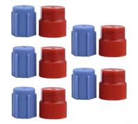 Set di 10 pezzi AC Service per R134a 5 lato basso e 5 lati alti coperture antipolvere per auto condizionamento professionale