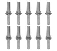 Set di 10 pezzi da 1,5 cm e piume, in acciaio al carbonio, per roccia, cemento, cava di granito, utensili manuali da 16 mm di diametro