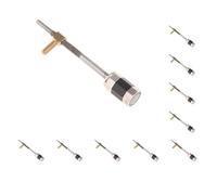 Set di 10 pezzi di ricambio durevoli per violino arco rana vite 6 cm di lunghezza strumento di riparazione