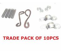 Set Di 10 Pezzi Per Kit Fissaggio Asta Manubrio Lambretta GP LI Serie 2 E 3 @UK