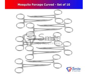 Set di 10 pezzi pinze di bloccaggio termostato zanzara 5" curve CE MARCHIO BR...