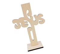 Set di 10 piccole croci in legno per artigianato e esposizione perfettamente per la decorazione della casa religiosa simboli di fede