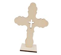 Set di 10 piccole croci in legno per artigianato e esposizione perfettamente per la decorazione della casa religiosa simboli di fede