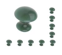 Set di 10 pietre di giada per massaggio facciale da donna, rilassanti, funghi, pietra verde