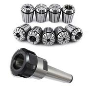 Set di 10 pinze a molla ER32 da 2/4/6/8/10/12/16/18/20 mm + mandrino pinza MT3 M12 ER32 Morse Taper Holder Drill Chuck