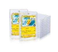 Set di 10 porta carte magnetiche 35 PT forti magneti protezione UV plastica rigida per carte da collezione Premium per carte preziose