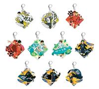 Set di 10 Portachiavi Haikyuu a Forma di Anime - Acrilico, Cartone Animato, Ciondolo da Appendere, Accessorio per Zaino, Regalo per Fan, 10 Pezzi, 5.5cm