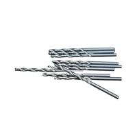 Set di 10 punte da trapano in acciaio rapido, set di punte elicoidali for punzonatura di metalli, utensili for la lavorazione del legno da 1 a 10 mm(10pcs Silver,1.5mm)