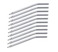 Set Di 10 Punte For Siringa Dentale A 3 Funzioni, Ugelli Spray Aria-acqua In Acciaio Inossidabile For L'igiene Orale