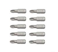 Set di 10 punte per cacciavite antiscivolo da 25 mm PH per pz gambo esagonale per trapano a percussione per legno, metallo, muratura, lavori in lega di acciaio (PH3)