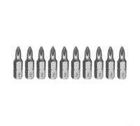 Set di 10 punte per cacciavite con design magnetico in lega di acciaio, lunghezza 25 mm, opzioni PH0, PH1, PH2, PH3 per riparazioni quotidiane (PH1)