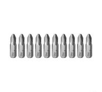 Set di 10 punte per cacciavite in lega di acciaio, design magnetico, lunghezza 25 mm, PH0, PH1, PH2, PH3 per appassionati di fai da te (PH2)