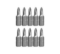 Set di 10 punte per cacciavite PH0, PH1, PH2, PH3, 25 mm, in lega di acciaio, magnetiche, per telefono, orologio, laptop, strumenti di riparazione