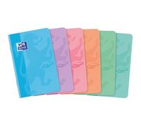 Set di 10 quaderni Touch Piquet 9 x 14, 96 p/48 fogli 90 g/m², a quadretti 5 x 5, colori assortiti (6)