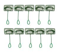 Set di 10 reti sottili per acquari per la manutenzione e l'uso quotidiano degli acquari con manico ergonomico