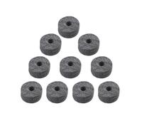 Set di 10 rondelle in feltro per piatti per batteria, accessori per strumenti a percussione