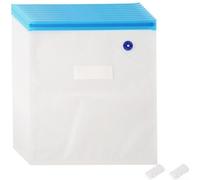 Set di 10 sacchetti sottovuoto riutilizzabili, con pompa a mano, per risparmiare spazio, per conservare gli alimenti, mantengono gli ingredienti freschi più a lungo e riducono gli sprechi alimentari