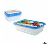 Set di 10 scatole porta pranzo Privilege 49786 500 ml Rettangolare 17,5 x 12