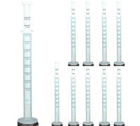 Set di 10 siringhe dosatrici per bottiglie da laboratorio Mikken in plastica con filettatura da 28 mm