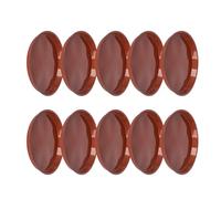 Set di 10 sottovasi per Piante Rotondi Alta qualità, durevoli a Prova perdite in plastica Raccogliere l'acqua vasi da Giardino fioriere balconi e drenaggio delle d'appartamento i Maroon ID:22cm(8.7")