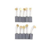 Set di 10 spazzole di carbone for motori e regolatori - Spazzole in grafite e rame for elettrodomestici(13x8x5mm)