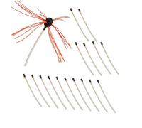 Set di 10 spazzole per la pulizia dei tubi da 43 cm, per una rimozione efficiente dell'accumulo di carbone, per migliorare la combustione e le riserve di carbone, strumento di pulizia
