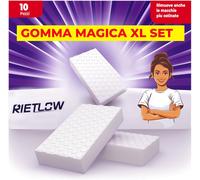 ® Set Di 10 Spugne Magiche - Gomma Magica a Doppia Densità per Muri, Scarpe, Car