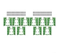 Set di 10 staffe adattatore DRG-01 DIN per montaggio su PCB su guide di larghezza 35 mm nella costruzione di armadi di controllo