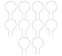 Set di 10 staffe di supporto rotonde in ferro per piante rampicanti, tra cui rose, clematidi, glorie del mattino e fagioli polari