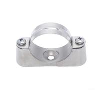 Set di 10 staffe per tubi in acciaio inossidabile 316 con base in lega di alluminio, progettate per un fissaggio sicuro del tubo in campi elettrici, domestici e industriali (16-18 mm)