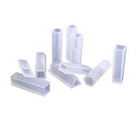 Set di 10 stampi in silicone con cilindri per gioielli fai da te, a strisce, multifunzione, in resina, per creare ciondoli trasparenti artigianali