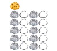 Set di 10 stampi per biscotti a forma di gatti giapponesi, per gli appassionati di pasticceria, per fare biscotti in stile cartone animato, strumento per decorare torte, simpatici stampi per dessert a