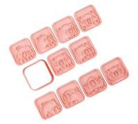 Set di 10 stampini per biscotti a forma di capibara, portatili, ideali per gli appassionati di cottura e gli amanti del mestiere di tutte le età, accessori da forno sicuri
