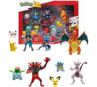 SET DI 10 STATUETTE UFFICIALI POKEMON CHARIZARD PIKACHU LUCARIO GRENINJA 5-11 CM