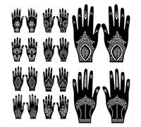 Set di 10 stencil per tatuaggi adesivi per tatuaggi temporanei set di stencil