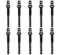 Set di 10 supporti regolabili riutilizzabili per piante, cinghie di fissaggio da 24 cm, per giardino, cortile, arbusti, piante rampicanti, interni ed esterni, supporto flessibile per piante rampicanti
